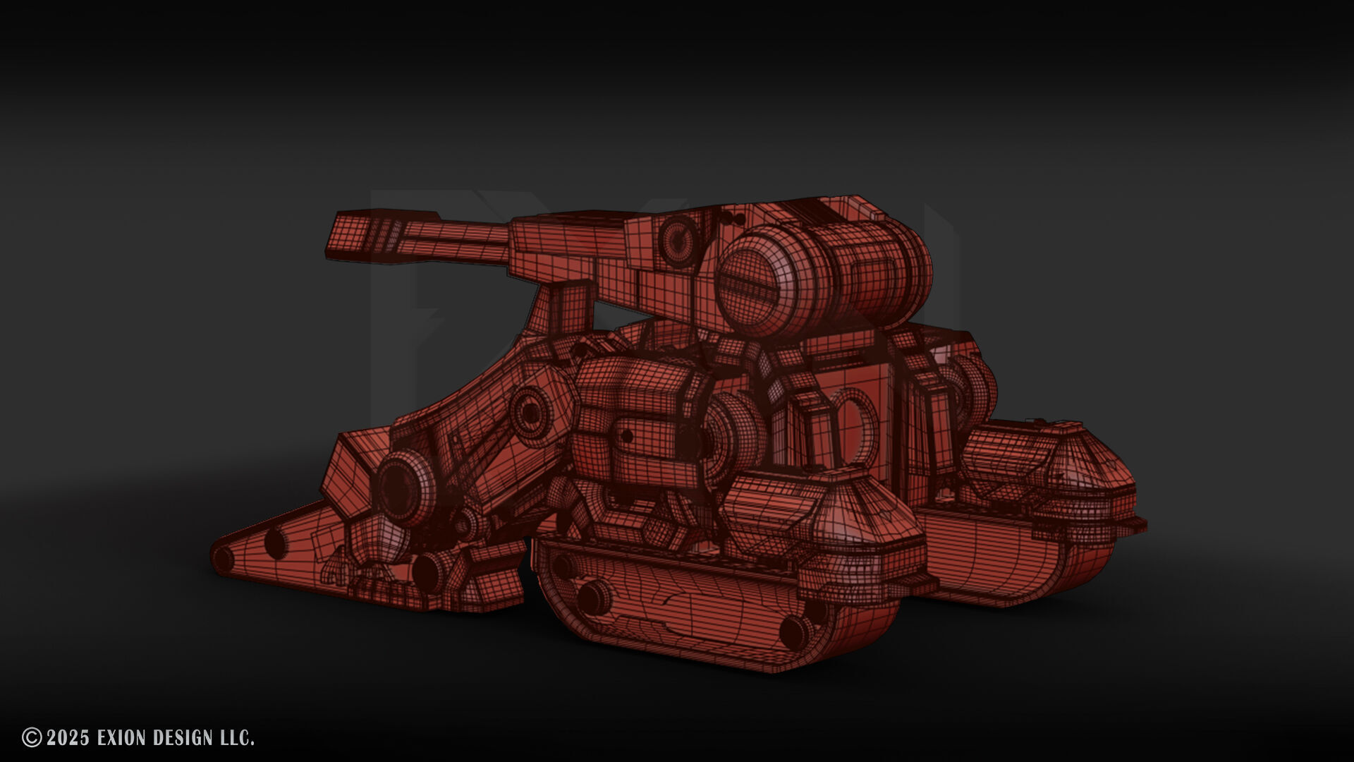 Transformers One Megatron Cybertron Tank Form 3D model_6