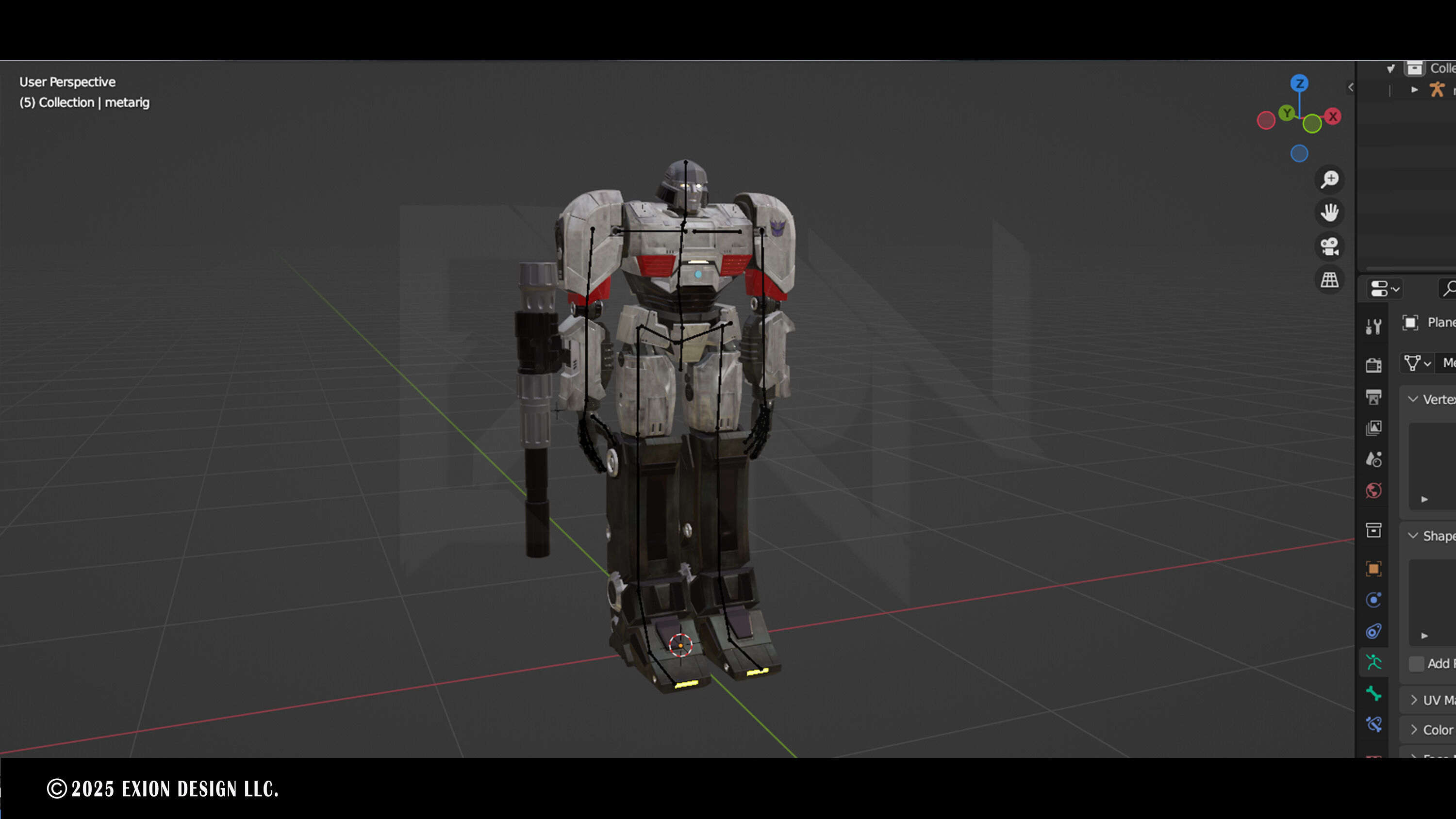 Transformers One Megatron D16 3D model_11