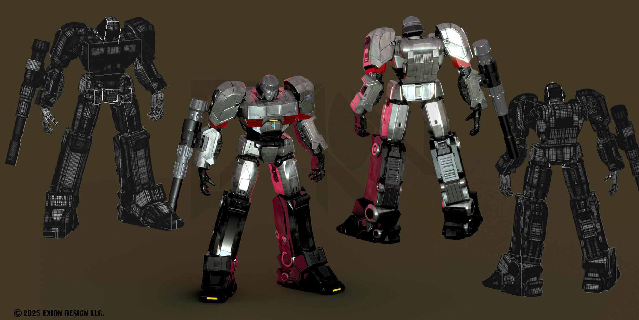 Transformers One Megatron D16 3D model_8