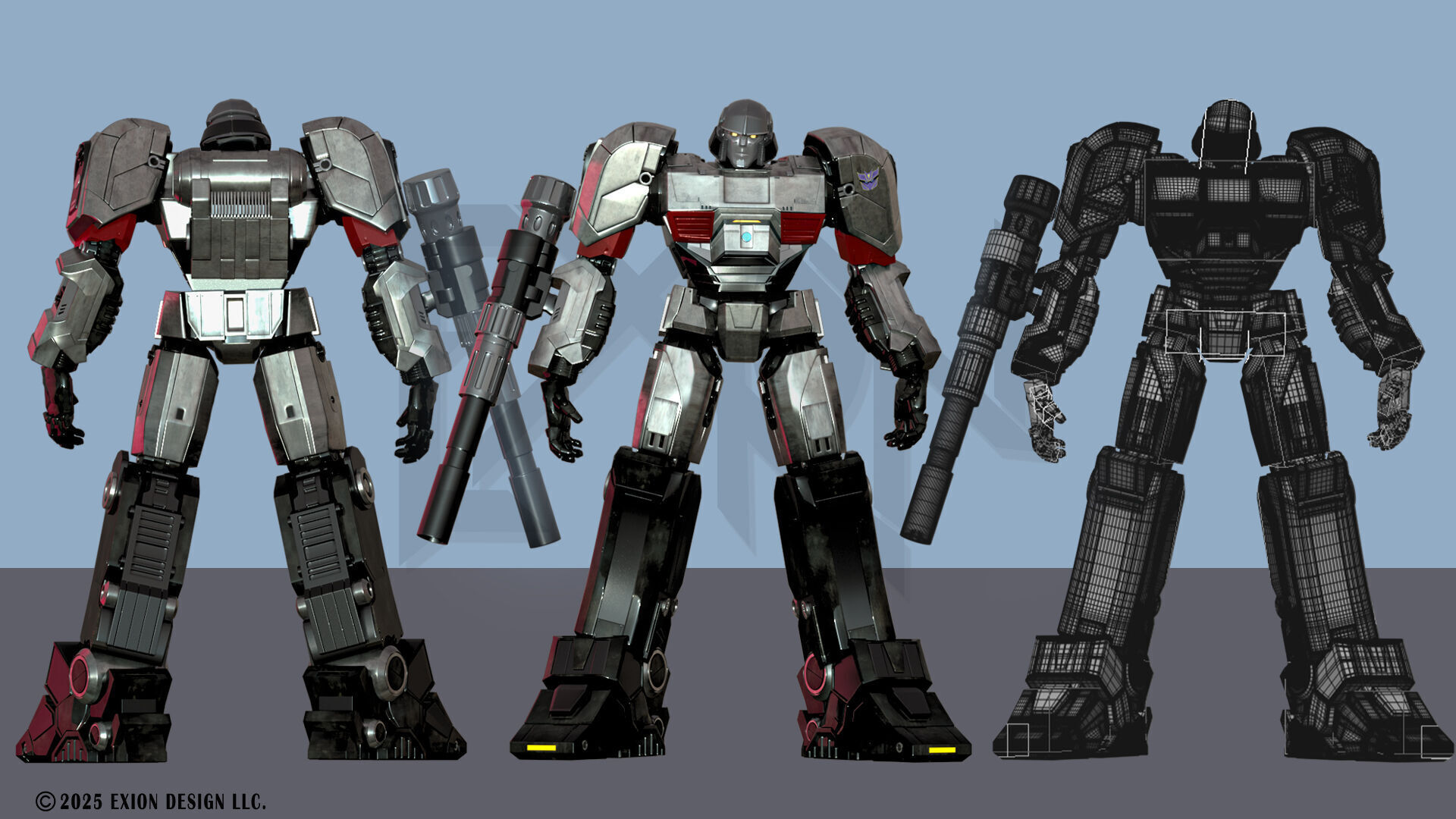 Transformers One Megatron D16 3D model_7