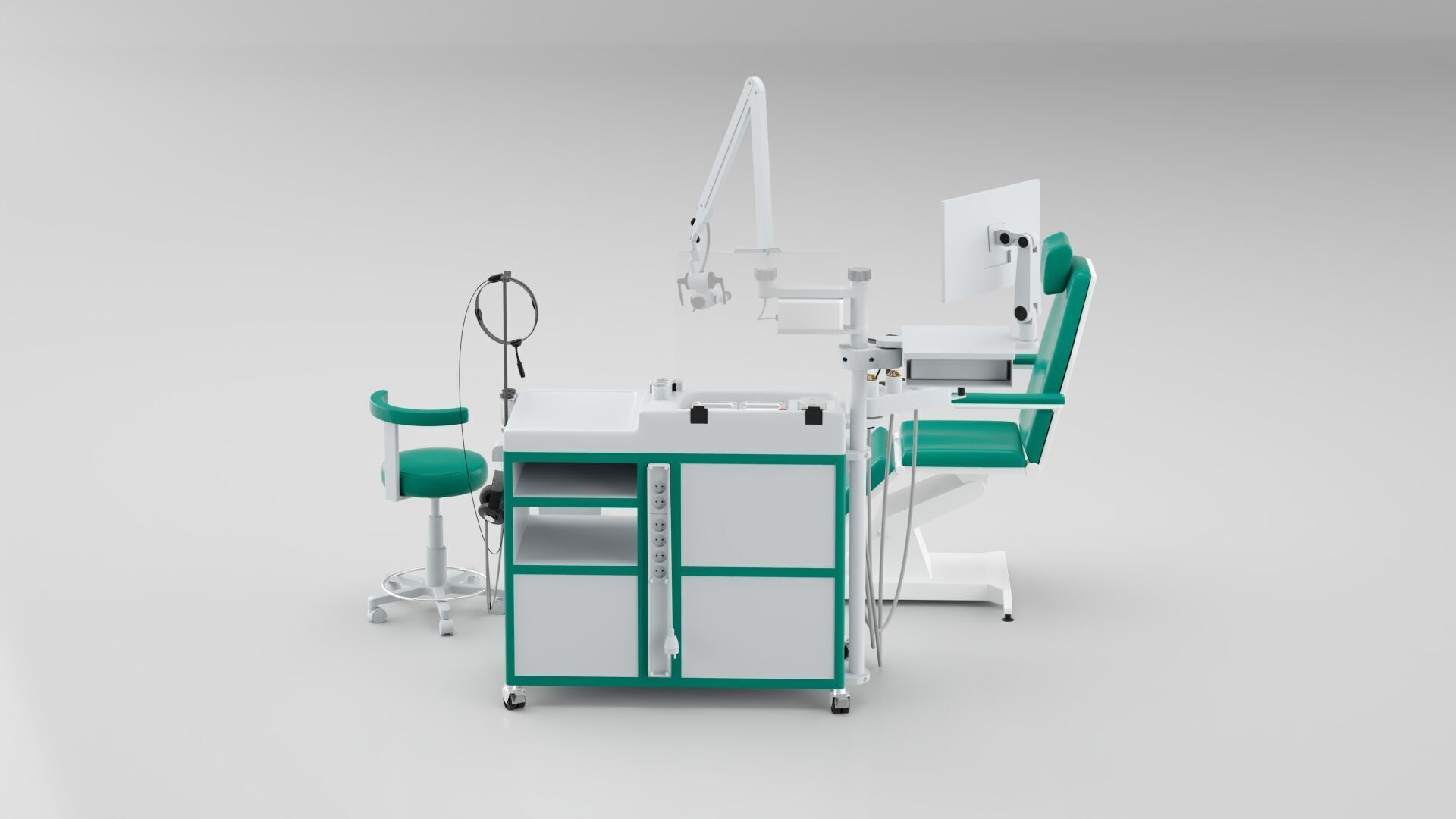 Dentists Workplace 3D model_9