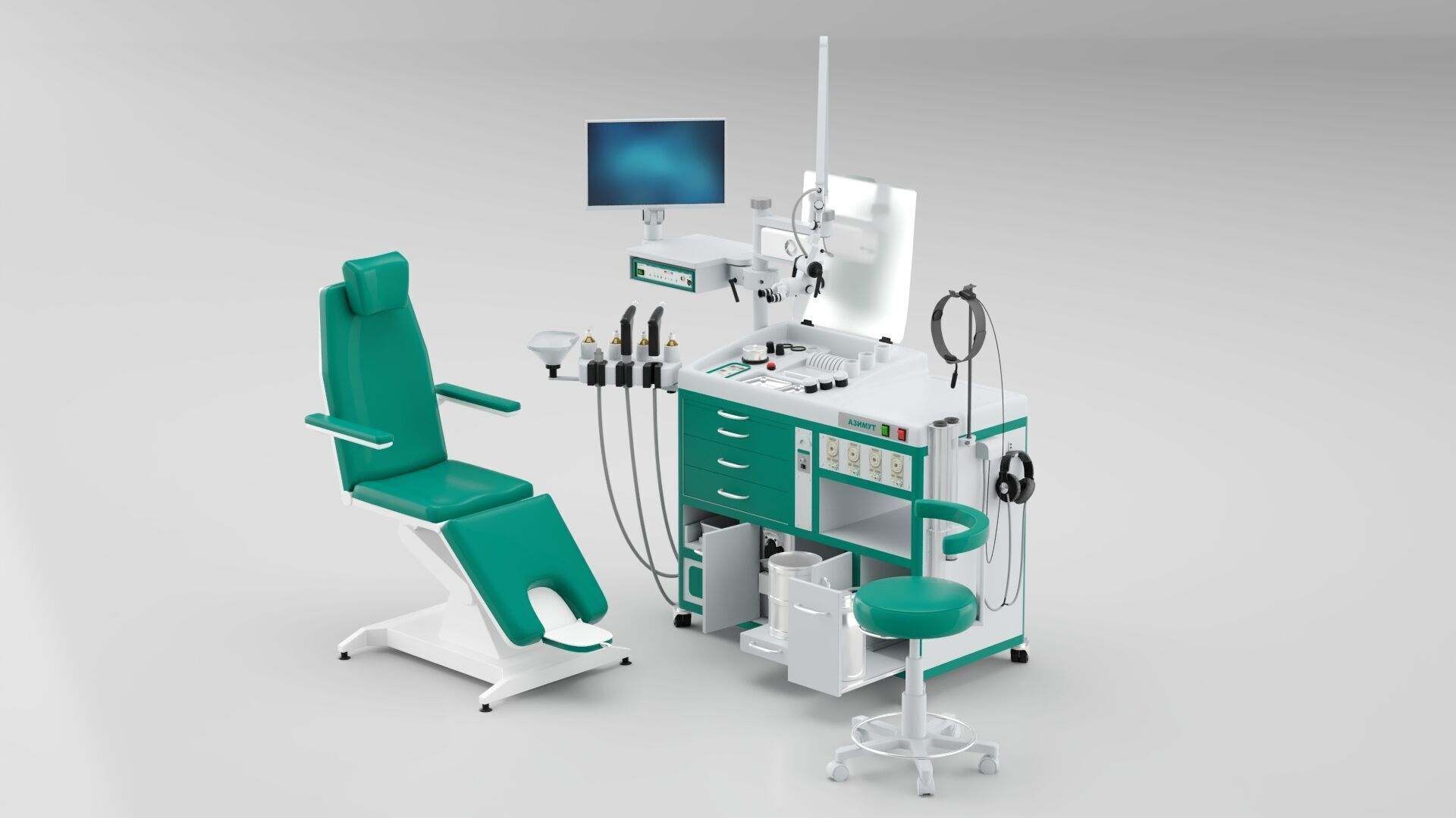 Dentists Workplace 3D model_5