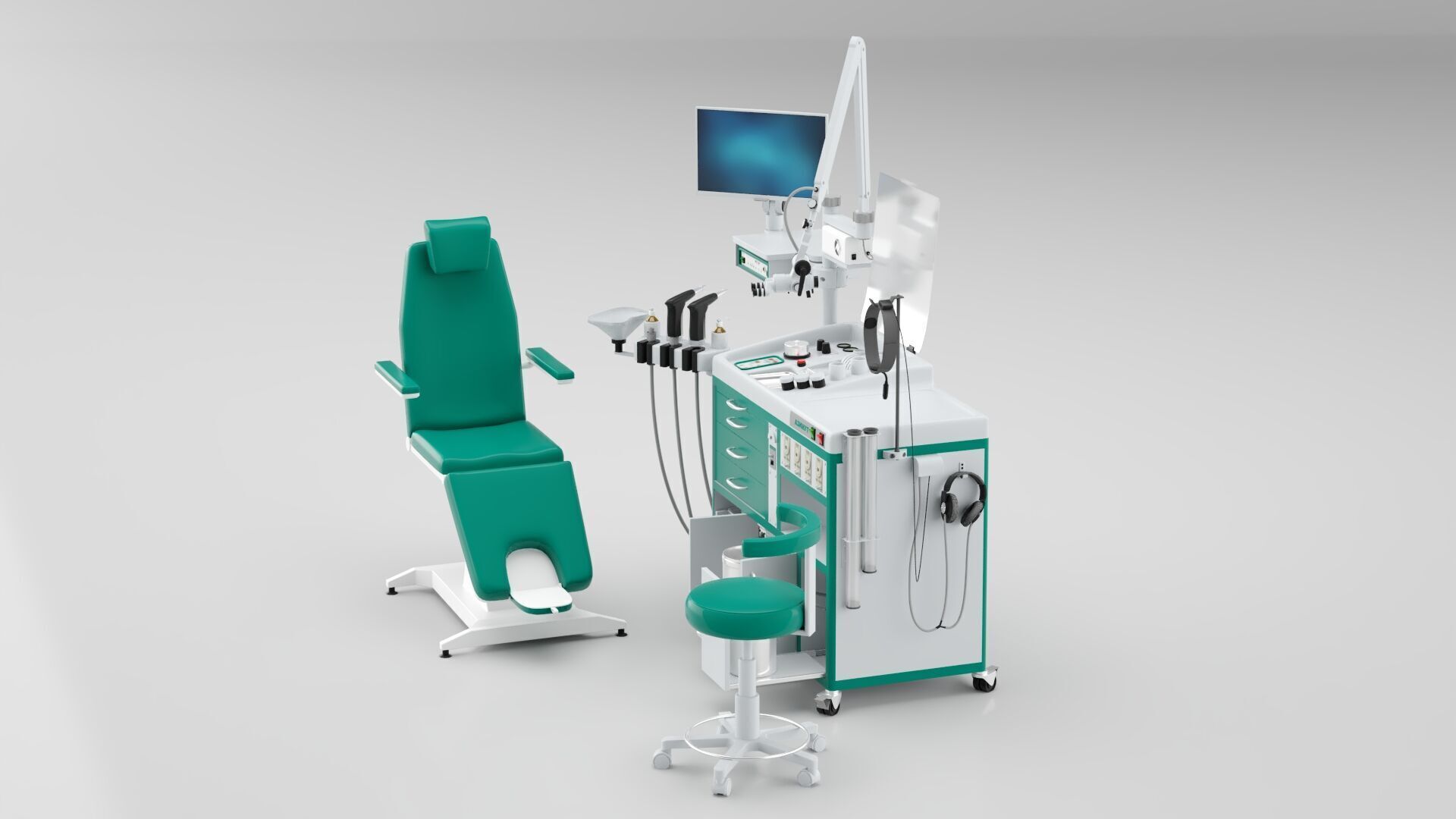 Dentists Workplace 3D model_6