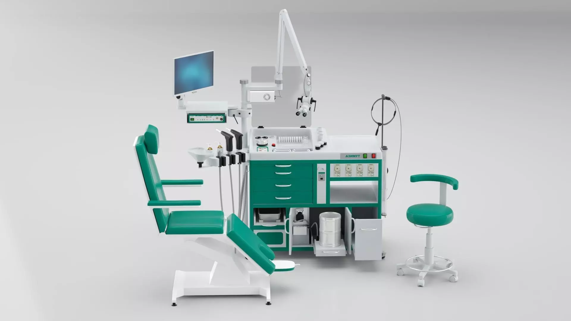 Dentists Workplace 3D model_0