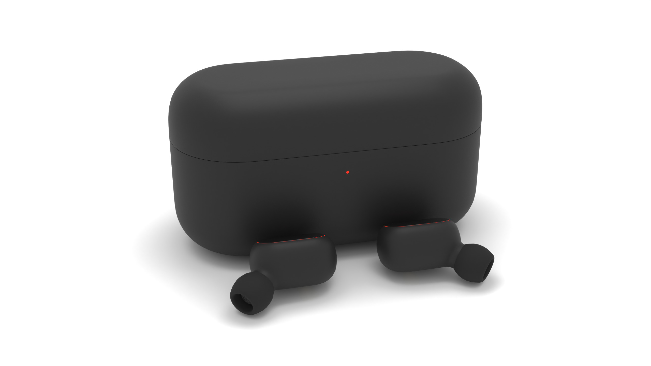 Wireless Earbuds or Earphones 3D model_4