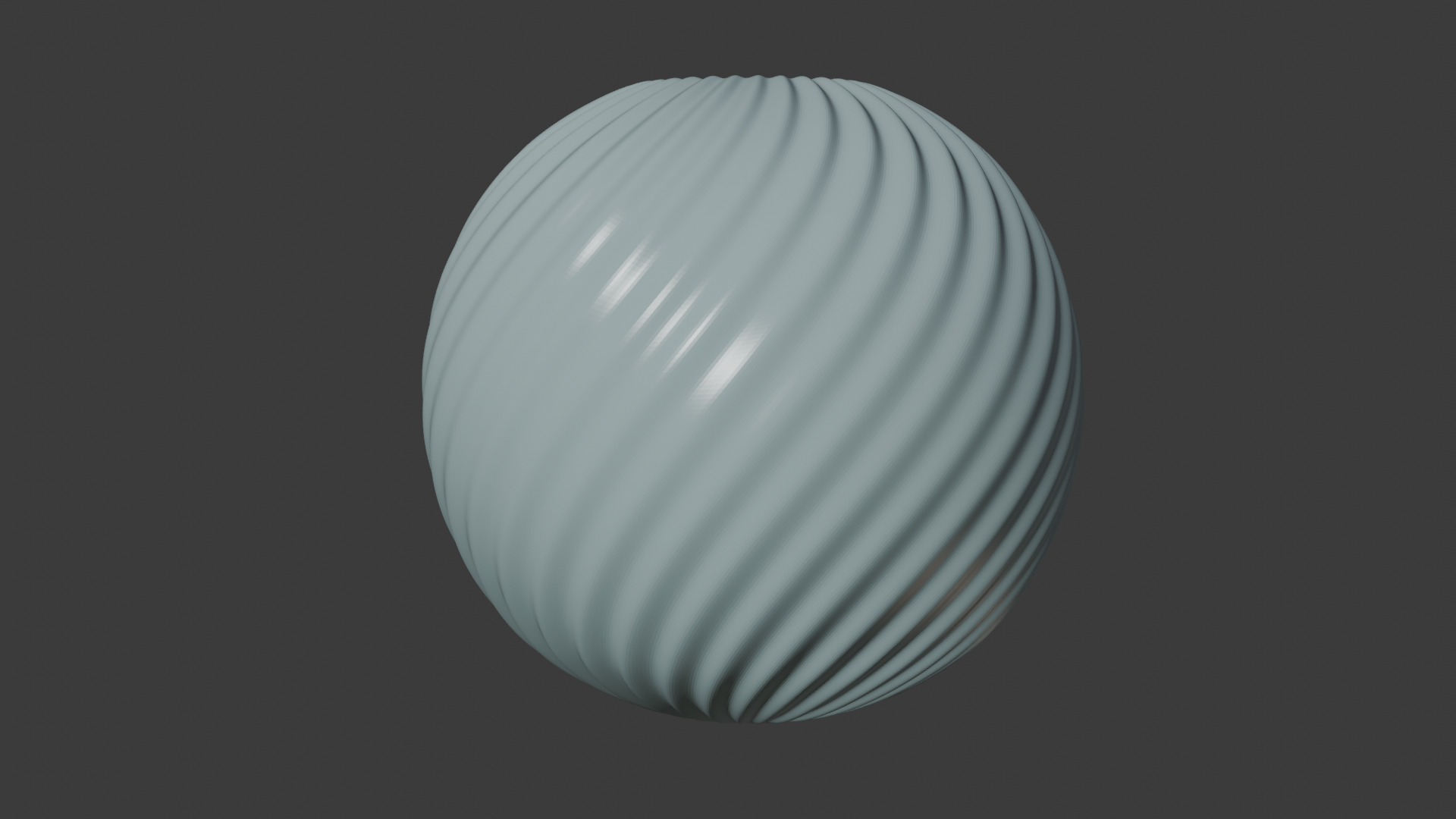 Golden Spiral Decorative Vase High-Quality 3D Model Low-poly 3D model_6