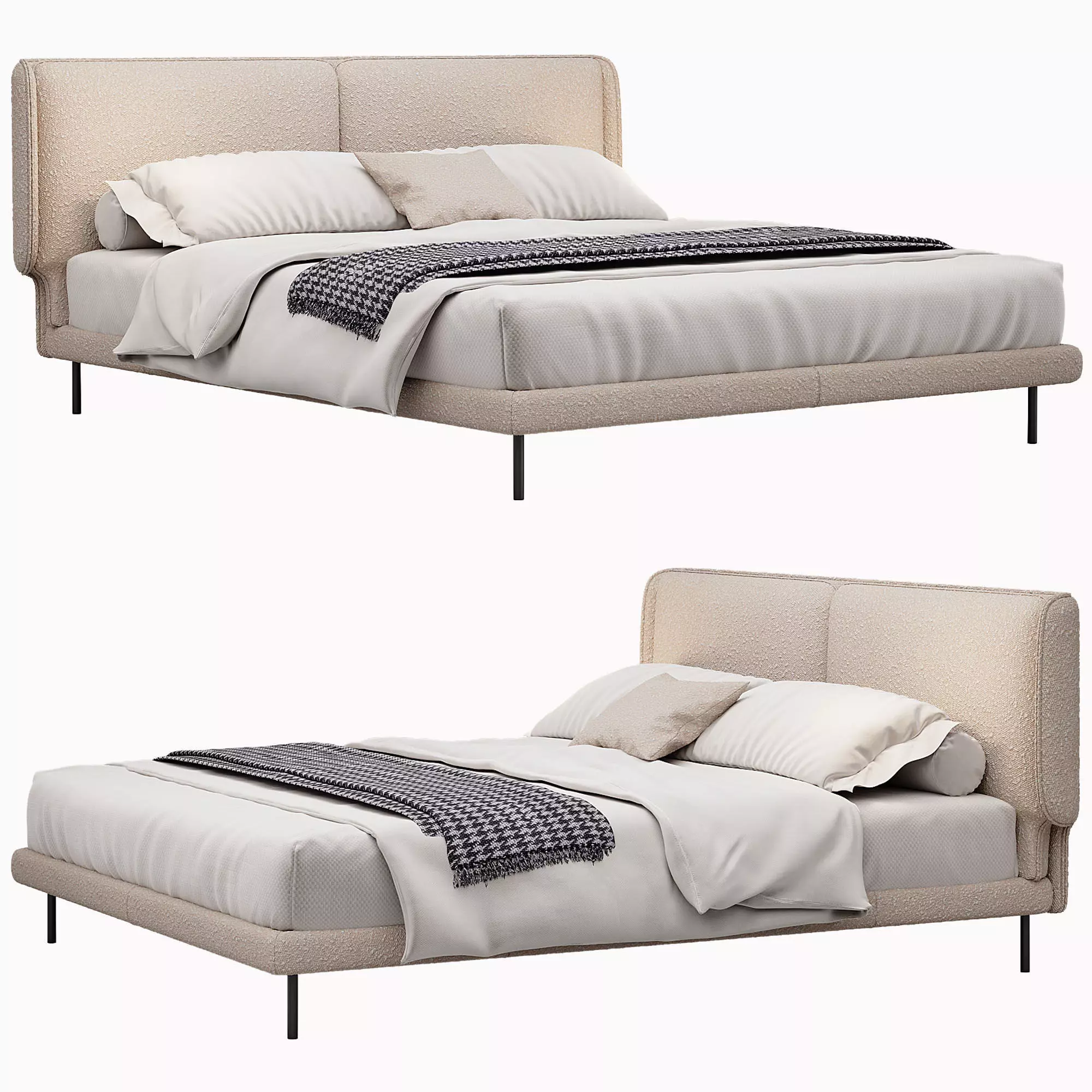 SKIN Bed by Ditreitalia 3D model