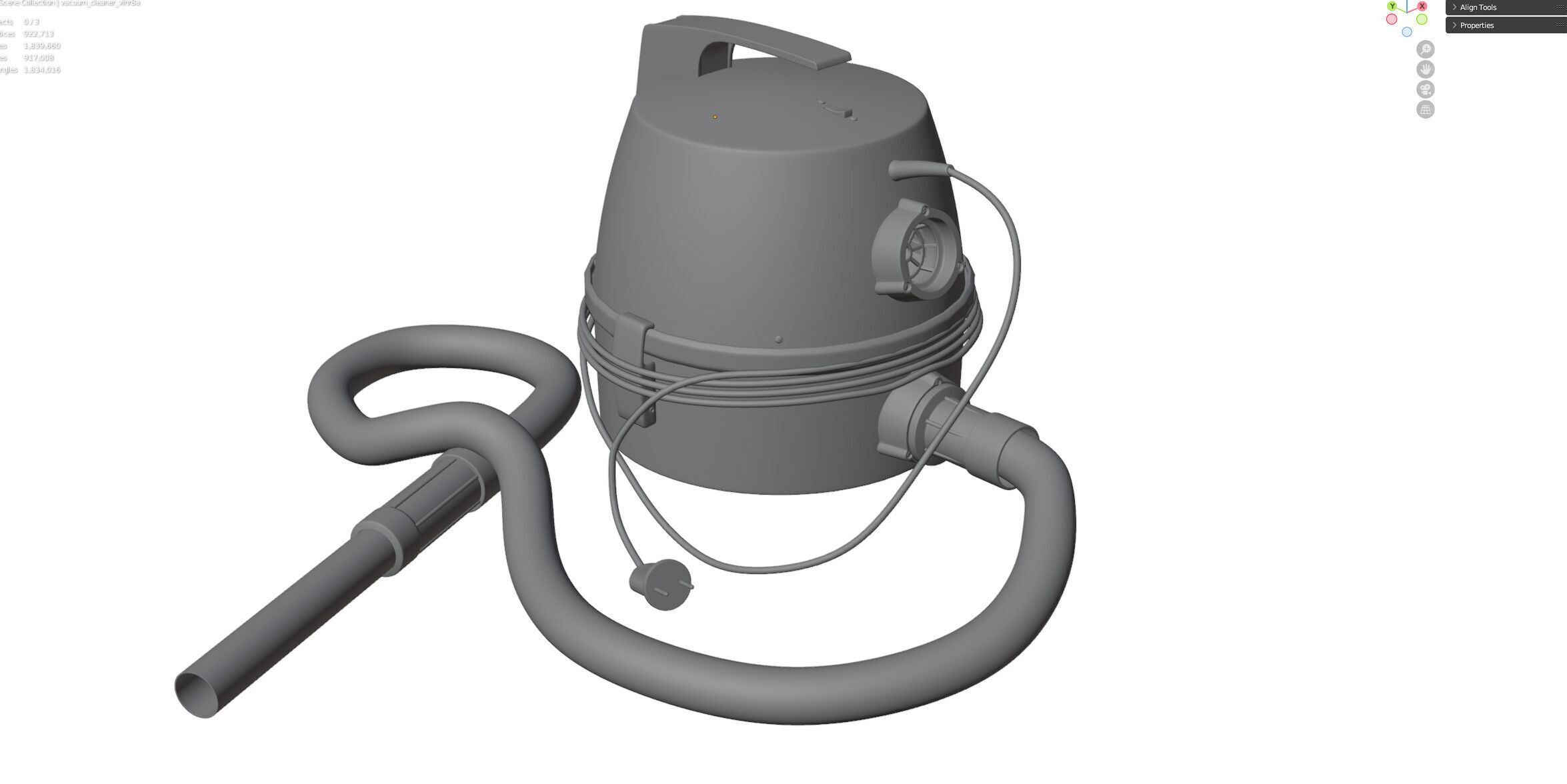 Vacuum cleaner Vikhr 8A 3D model_16