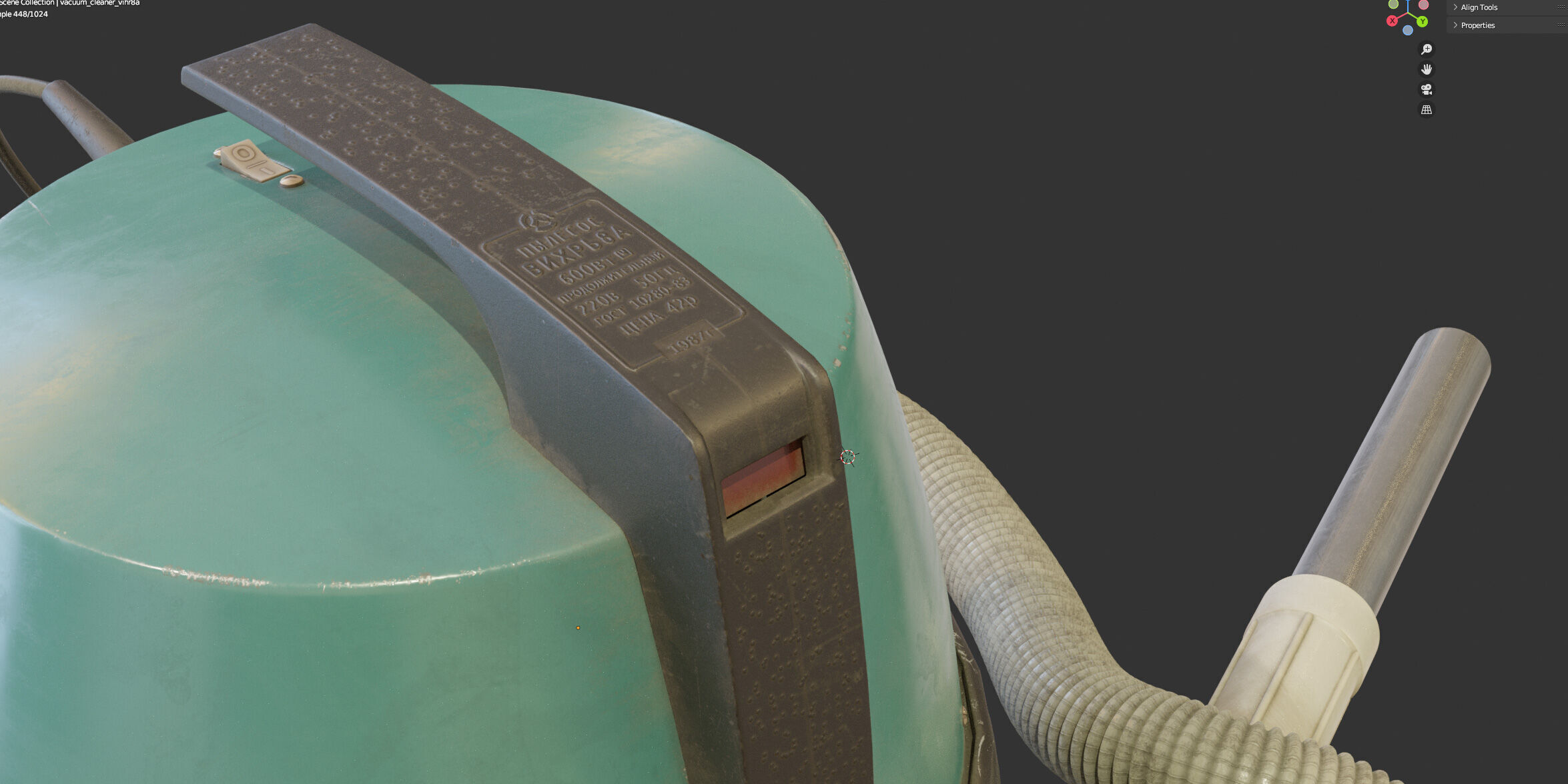 Vacuum cleaner Vikhr 8A 3D model_4