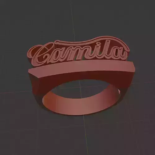 anillo nombre camila
