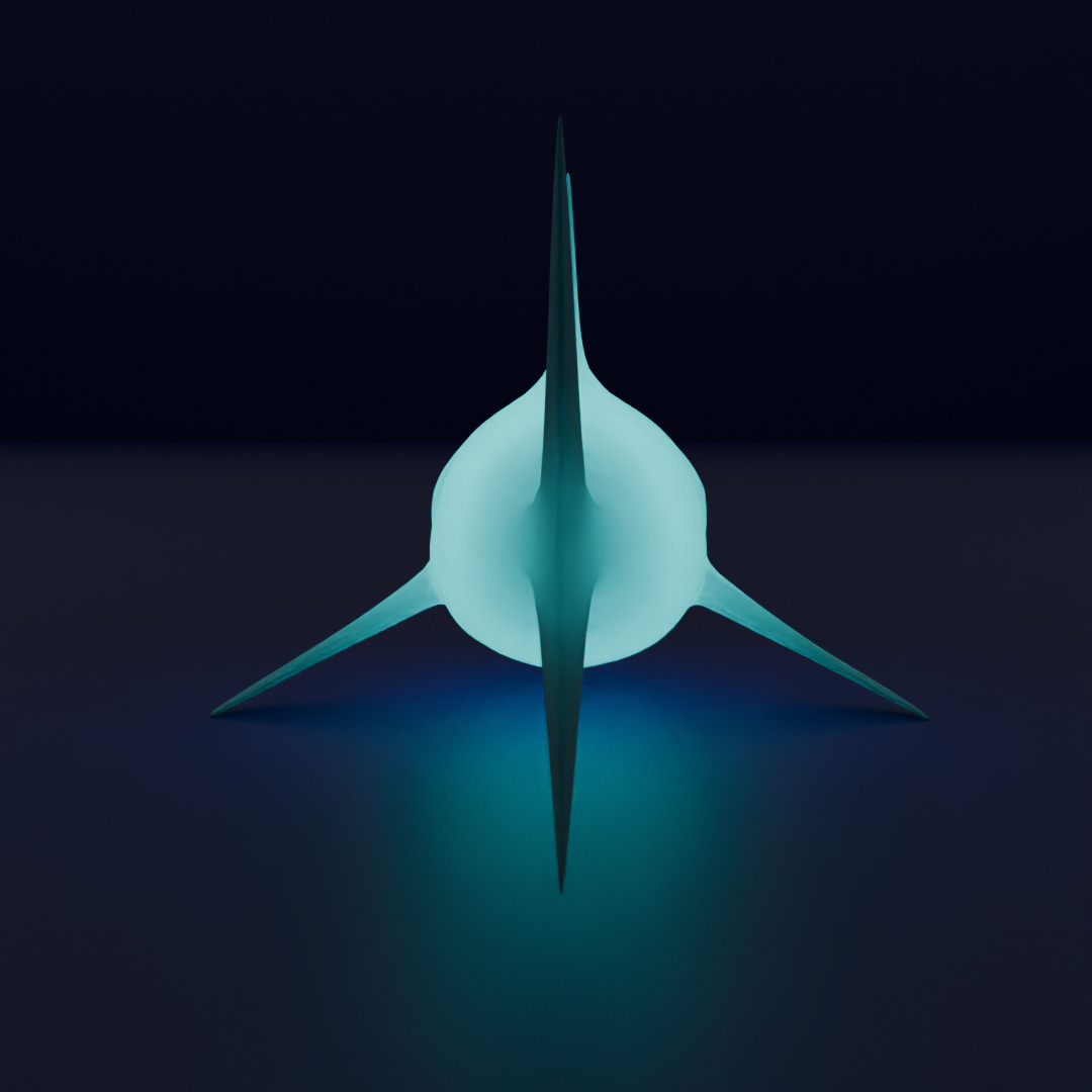 Indirect lighting for large marine creatures 3D model_5