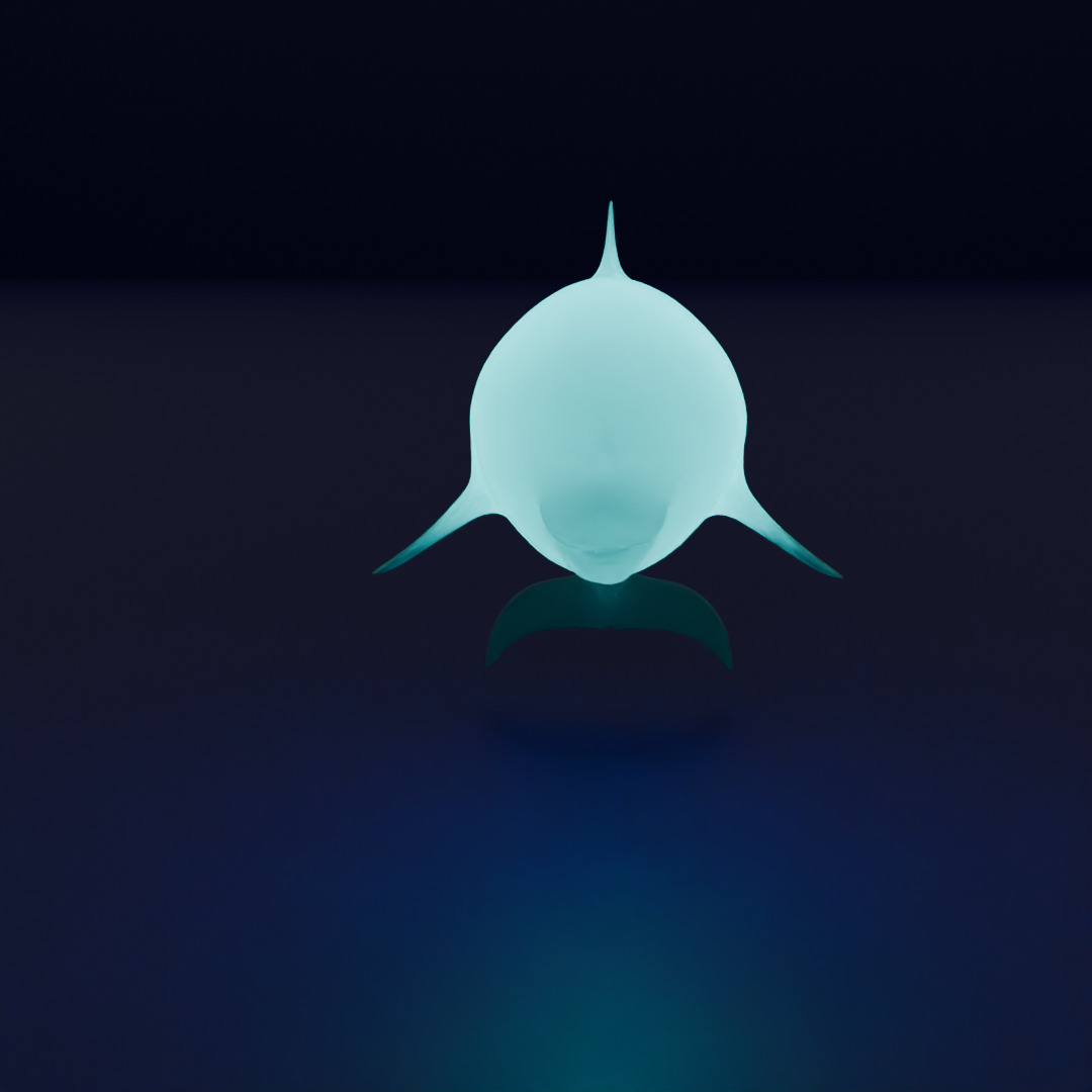 Indirect lighting for large marine creatures 3D model_6