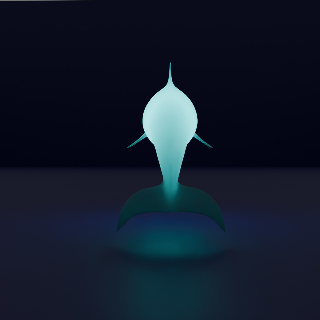 Indirect lighting for large marine creatures 3D model_7