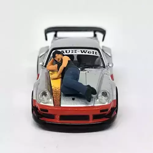 1-64 Scale Figure of Akira Nakai San RWB Lying Down 3D print model
