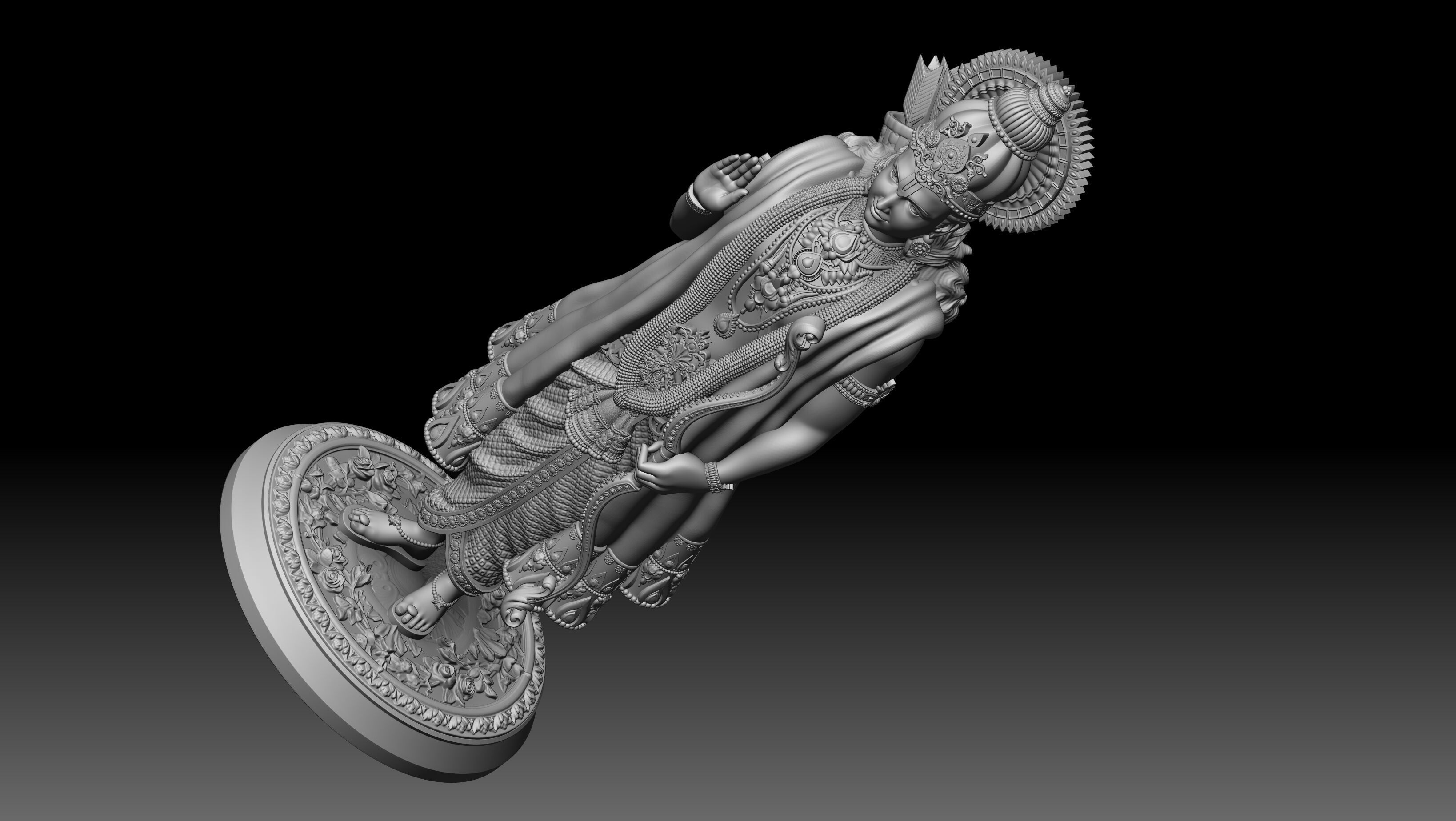 Ram ji 3D print model 3D print model_5