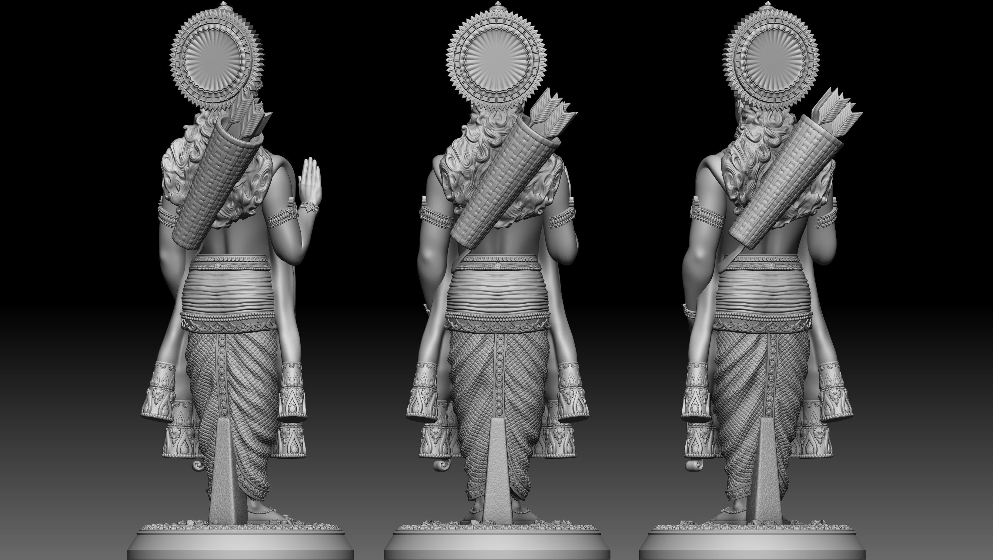 Ram ji 3D print model 3D print model_1