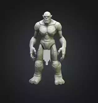Stone Golem 3D print model