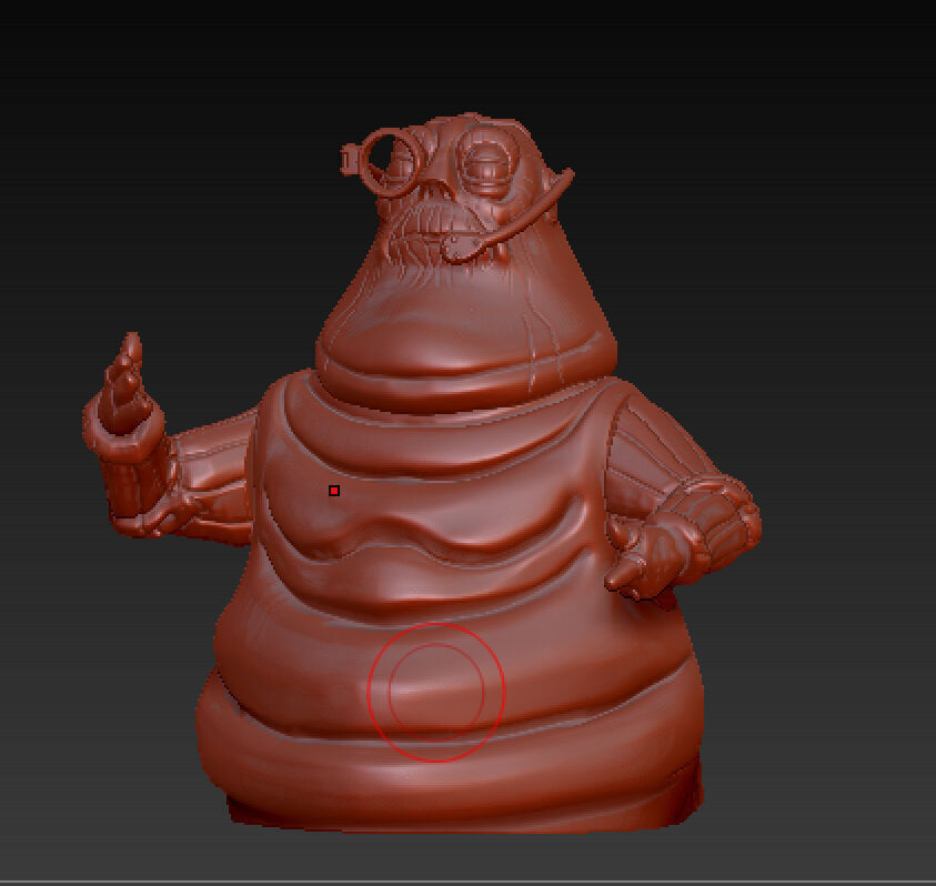 Clone wars Gorga the hutt 3D print model_1