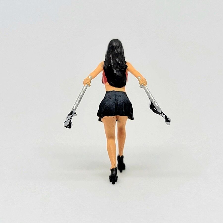 1-64 Scale Figure of Sally Racing Girl  Miniature Diorama 3D print model_4