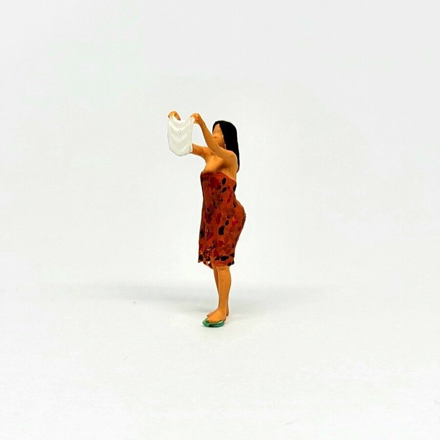 1-64 Scale Figure of Dasimah Village Girl Drying Clothes 3D print model_2