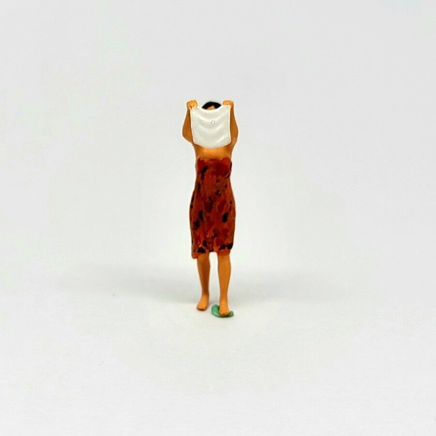 1-64 Scale Figure of Dasimah Village Girl Drying Clothes 3D print model_4