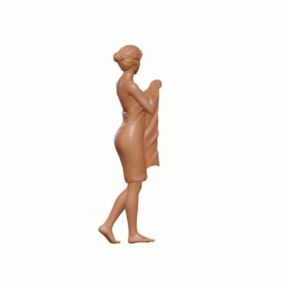 1-64 Scale Figure of Dasimah Village Girl Wearing Kemben 3D print model_7