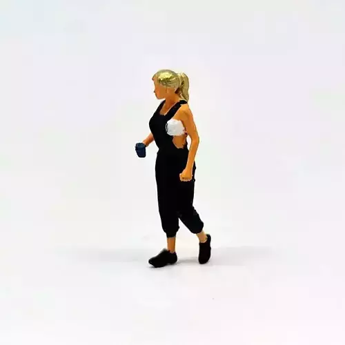 1-64 Scale Figure of Sinta Lady Mechanic Miniature Diorama