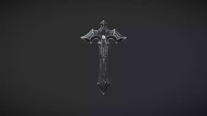 Intricate fantasy sword