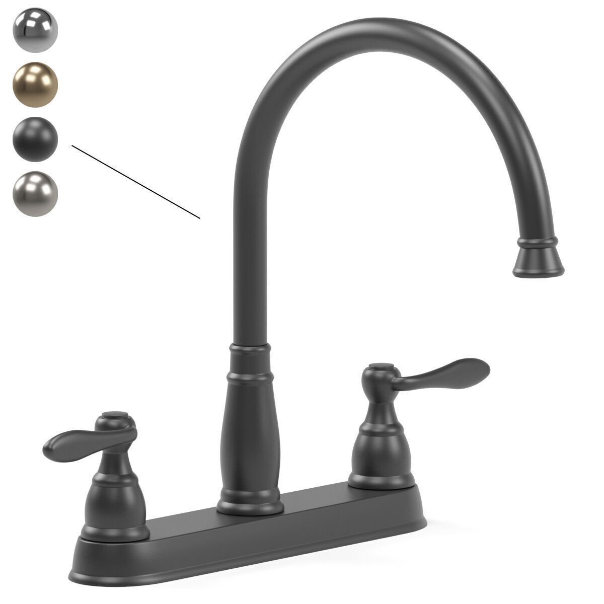 DELTA kitchen faucets 3D model_2