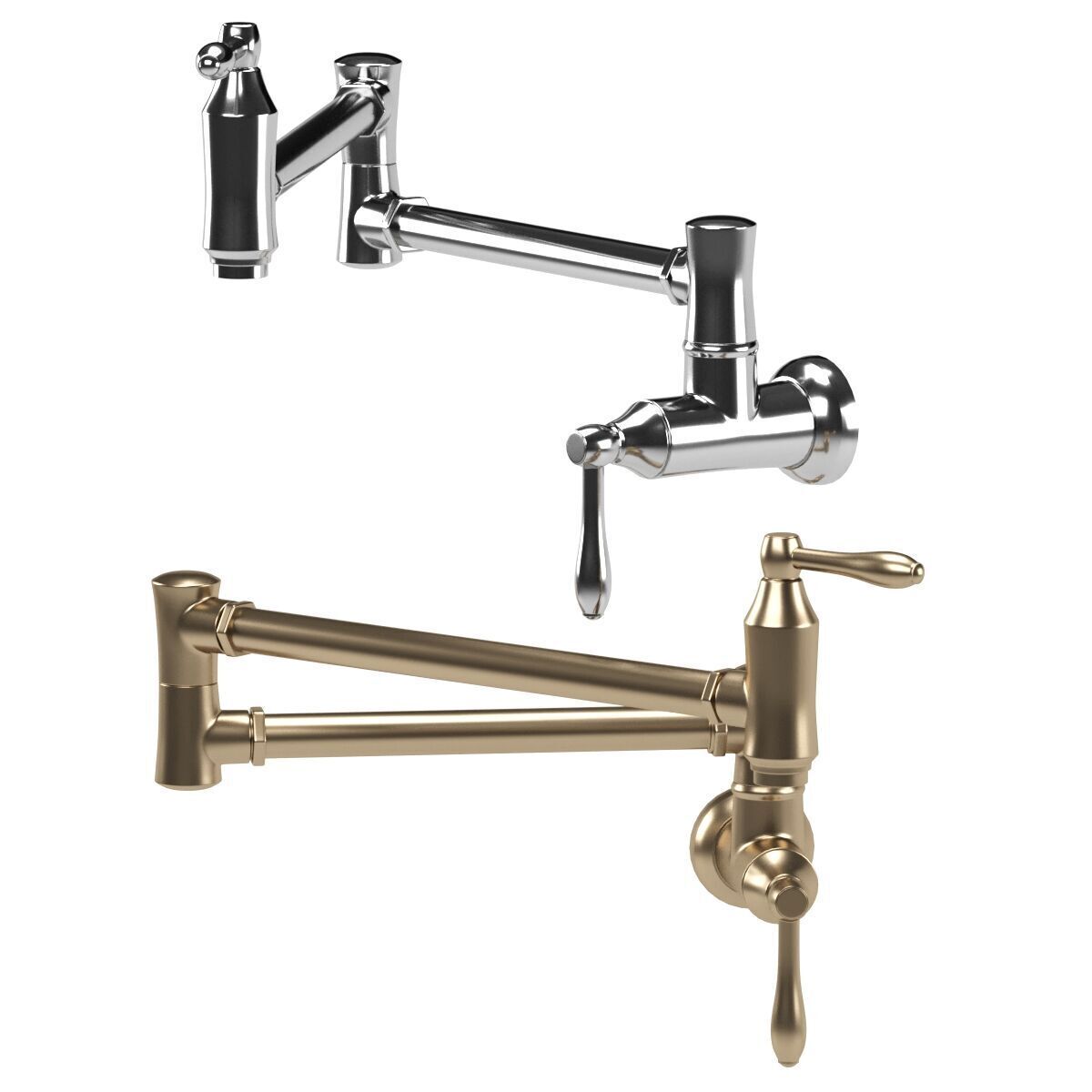 DELTA kitchen faucets 3D model_4