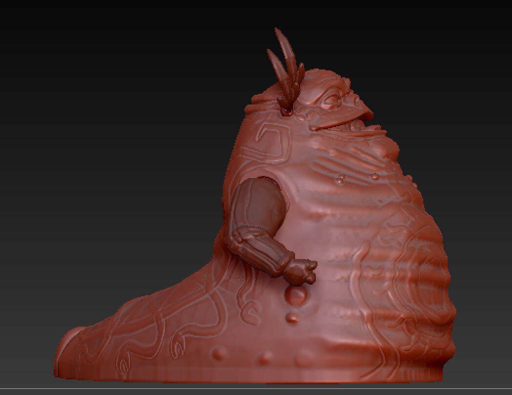 Clone Wars Ziro the Hutt 3D print model_4