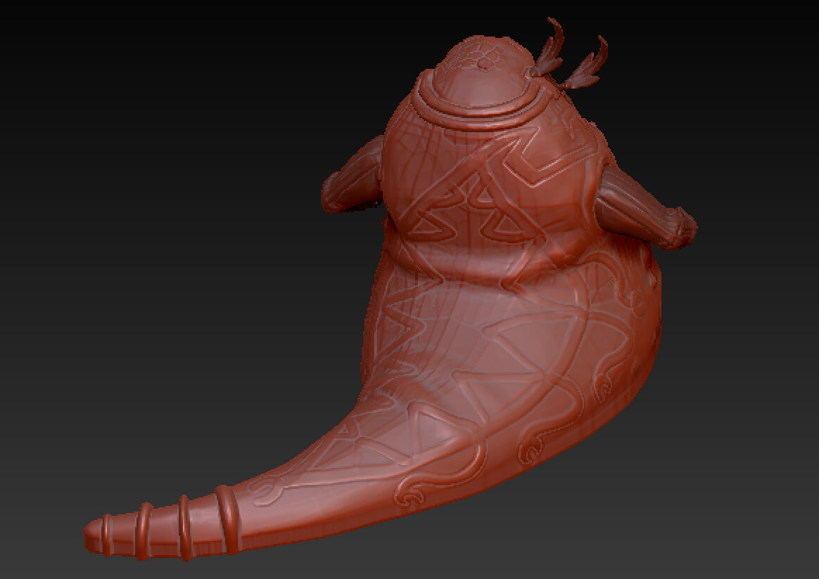 Clone Wars Ziro the Hutt 3D print model_3