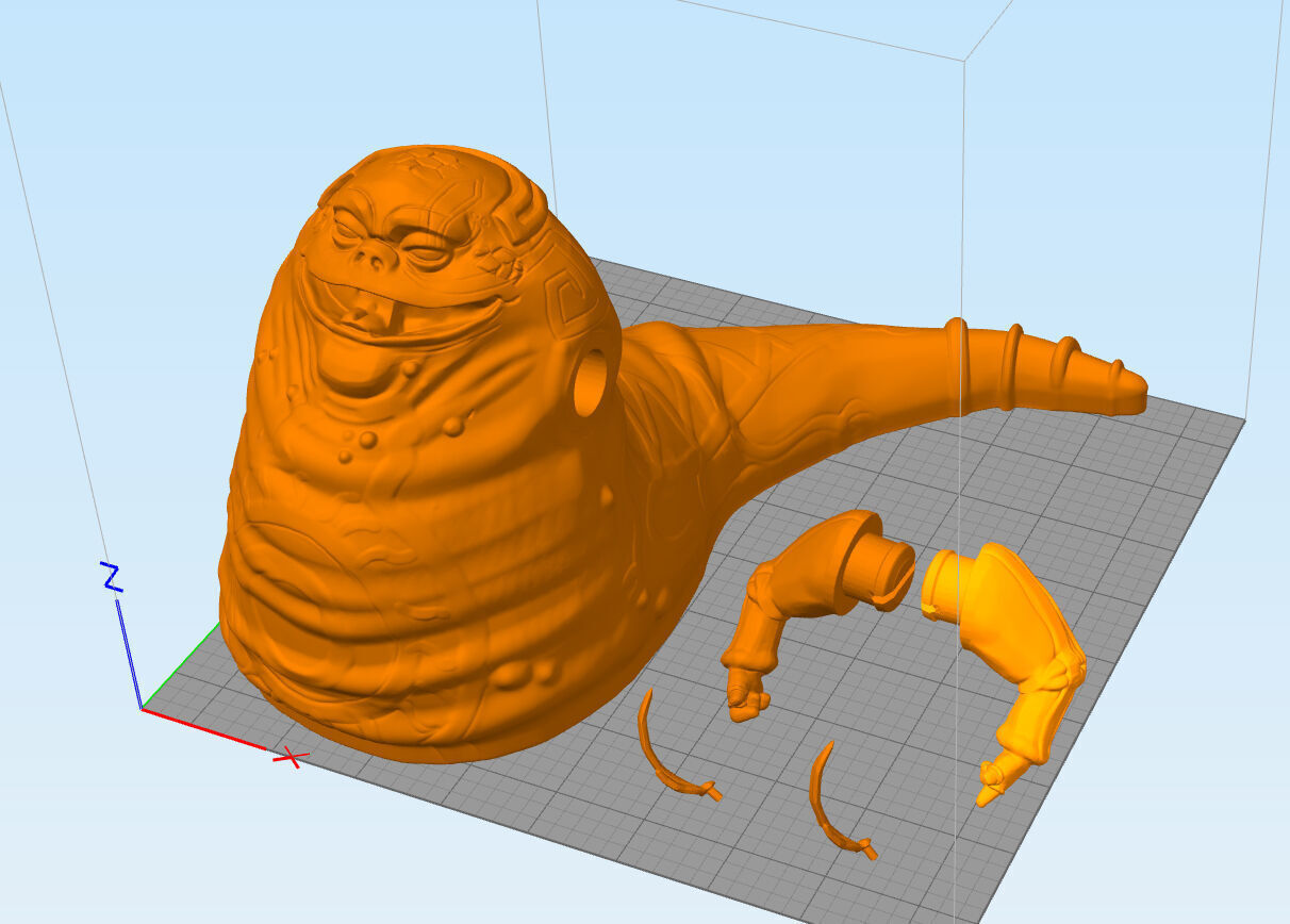 Clone Wars Ziro the Hutt 3D print model_7