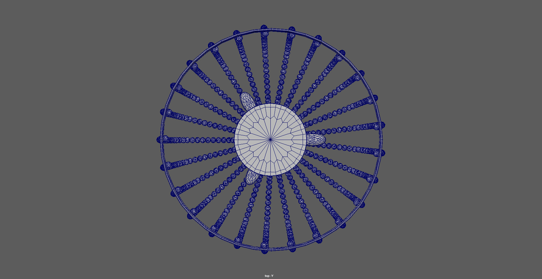 Modern Beaded Chandelier 3D Model Low-poly 3D model_12