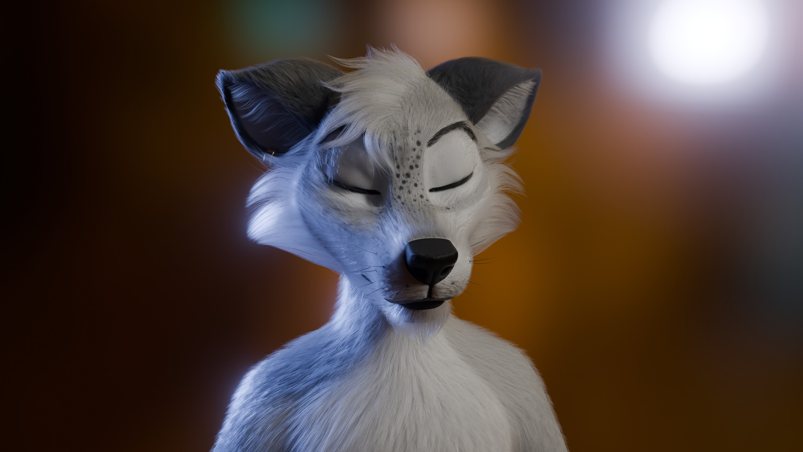 Kovu Anthro Wolf Low-poly 3D model_34