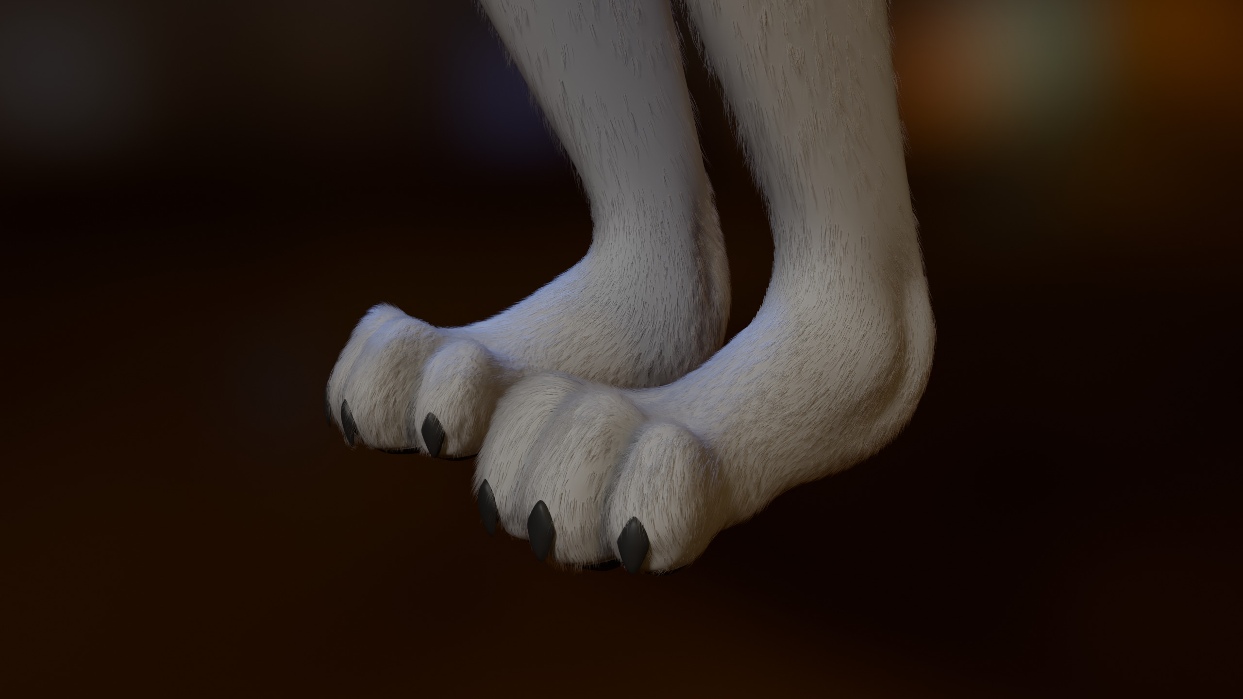 Kovu Anthro Wolf Low-poly 3D model_12