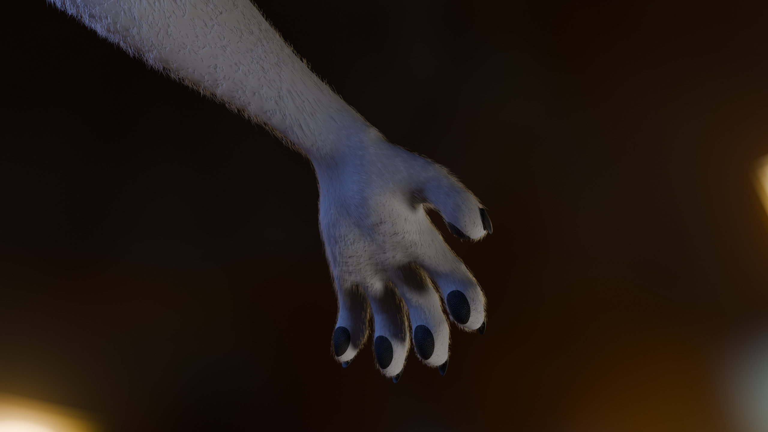 Kovu Anthro Wolf Low-poly 3D model_11