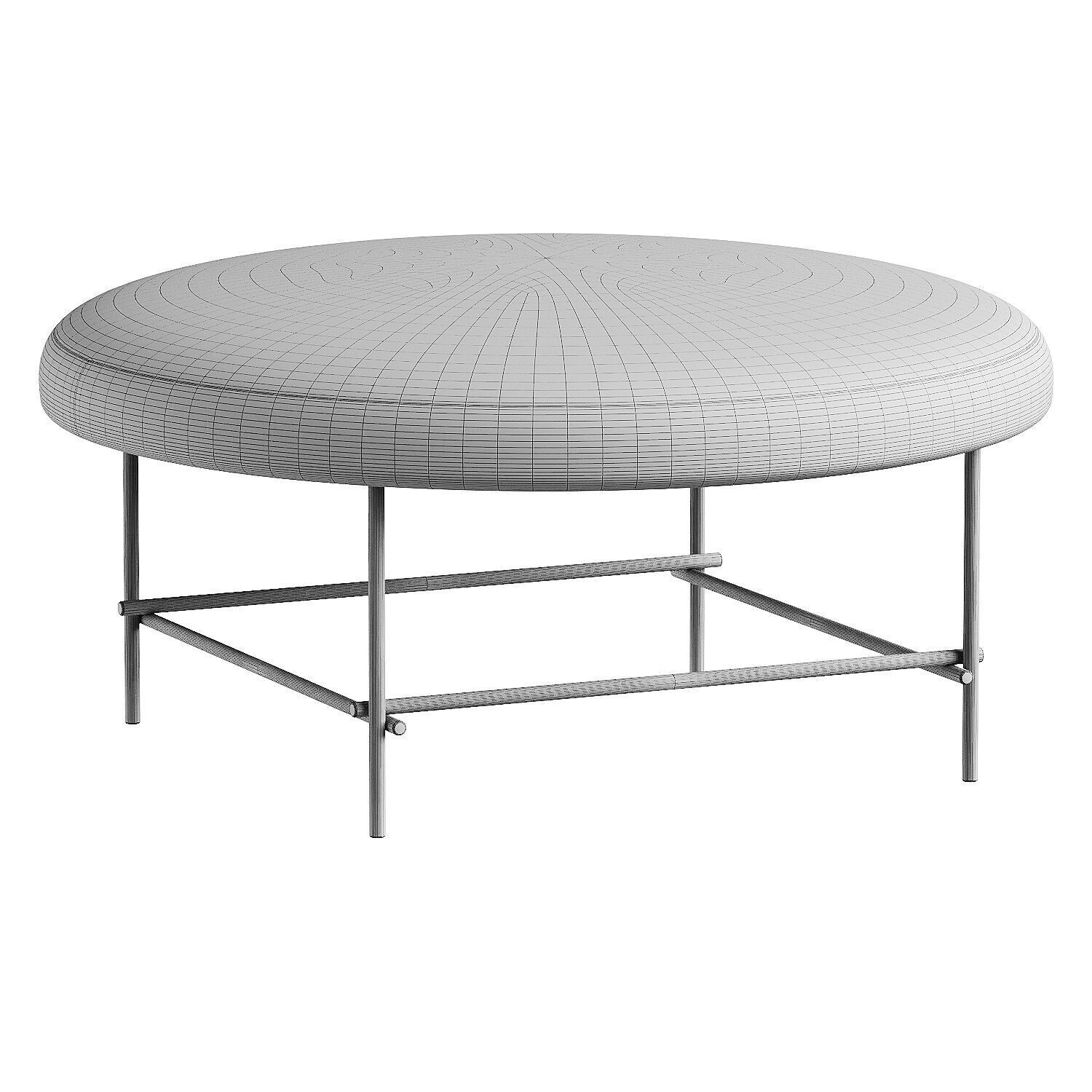 pouf grey 3 3D model_3