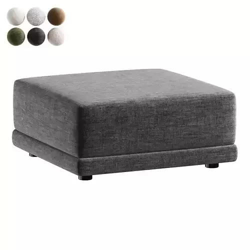pouf black 2