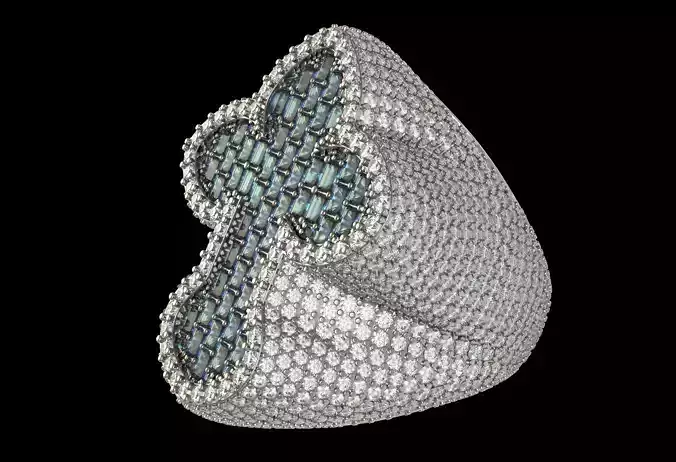 Cross Emreld Ring-02