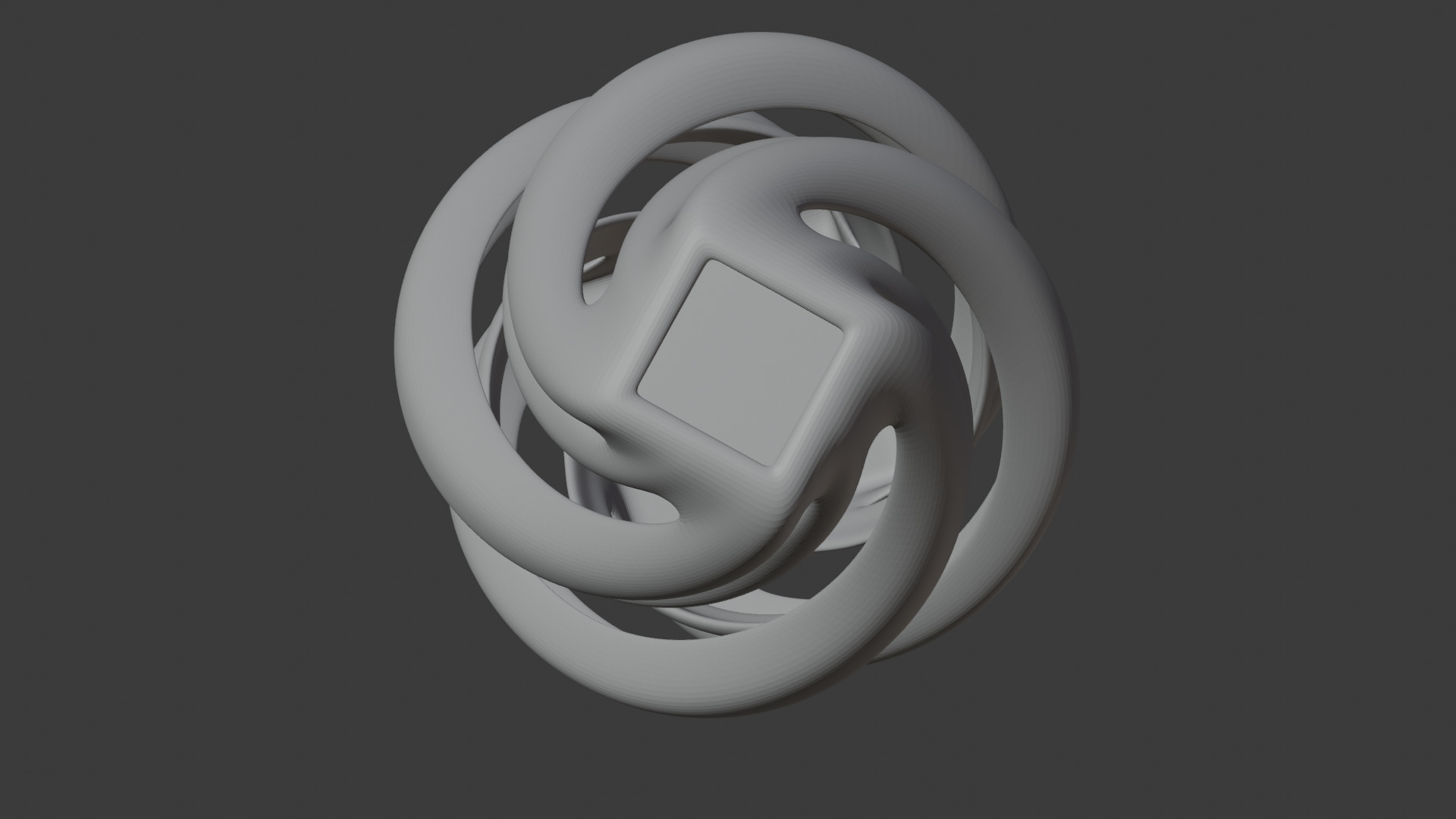 Golden Spiral Vase High-Quality 3D Model Low-poly 3D model_2