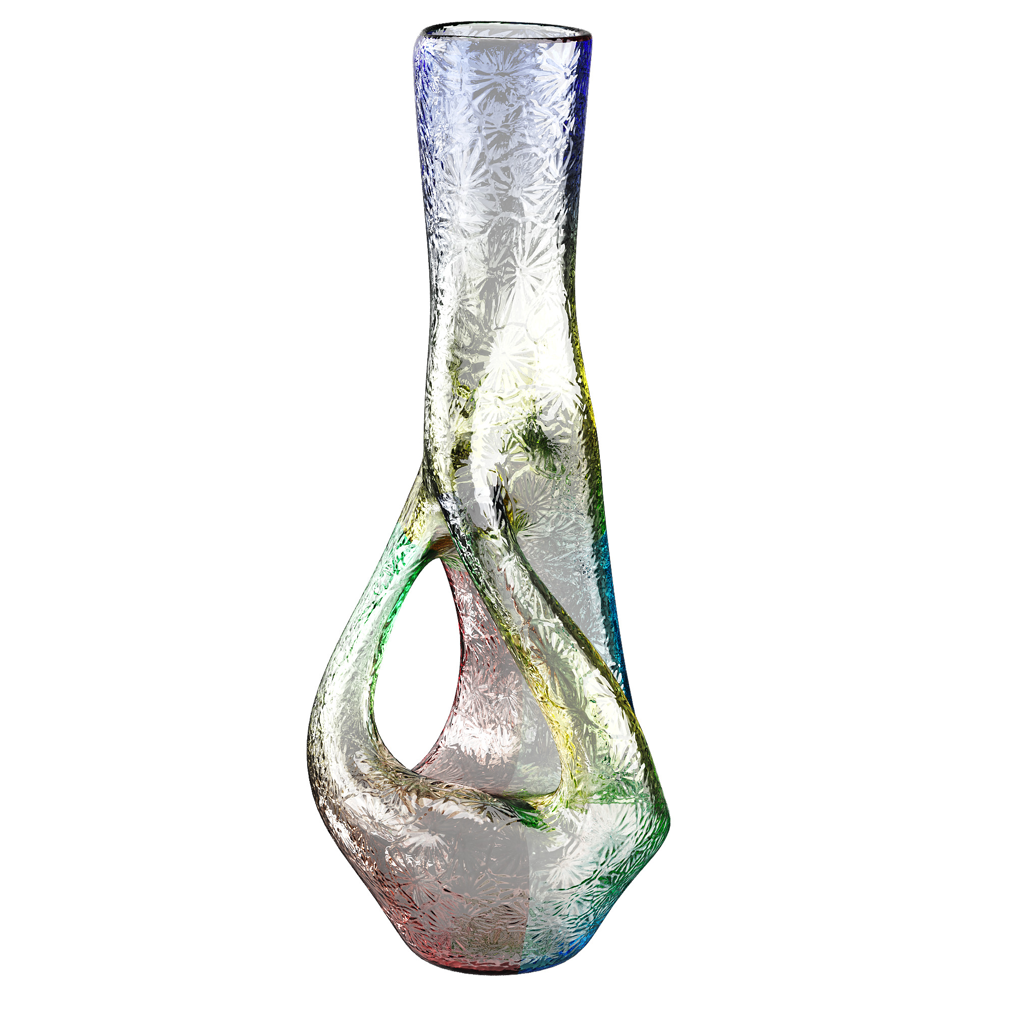 Vase decor Low-poly 3D model_20