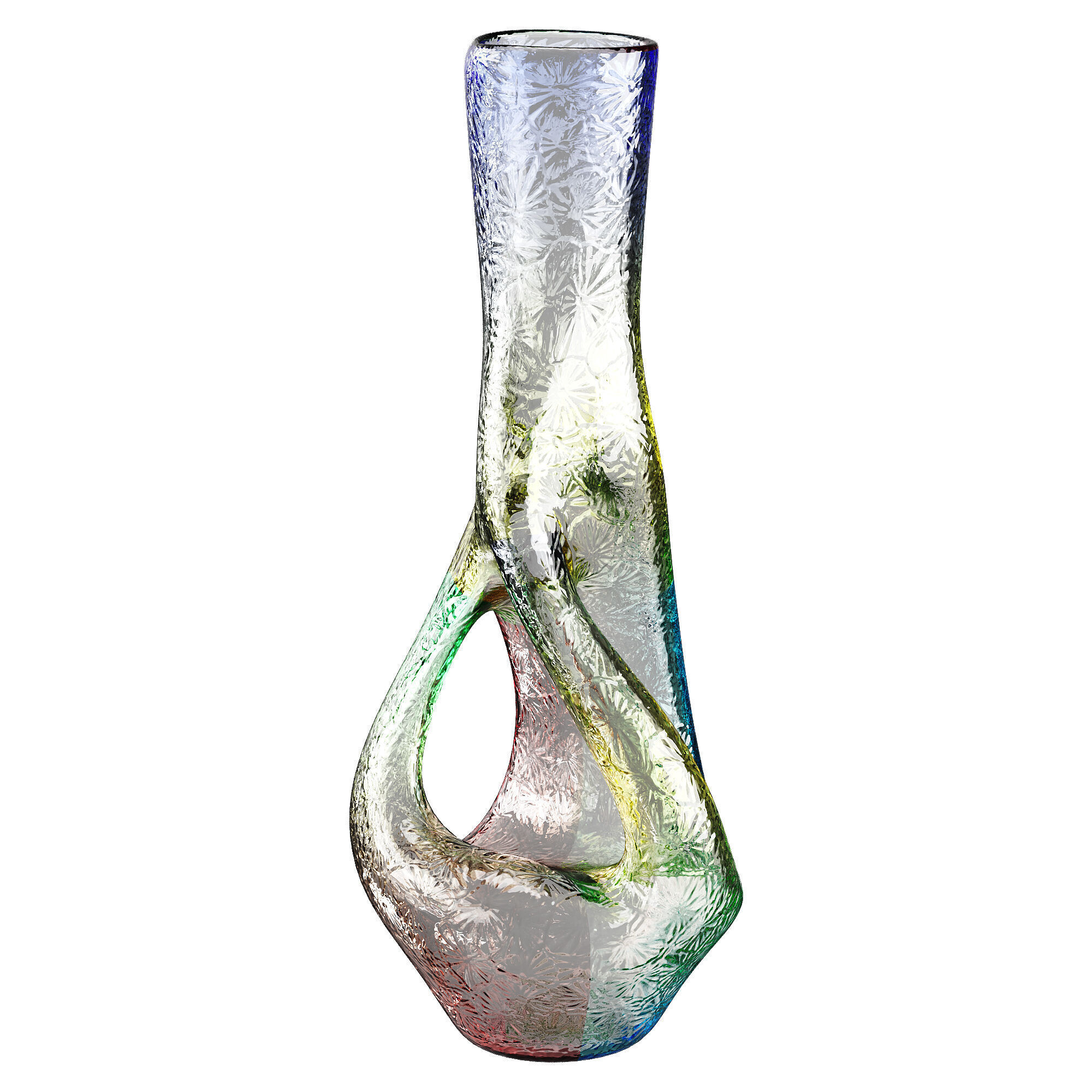 Vase decor Low-poly 3D model_37