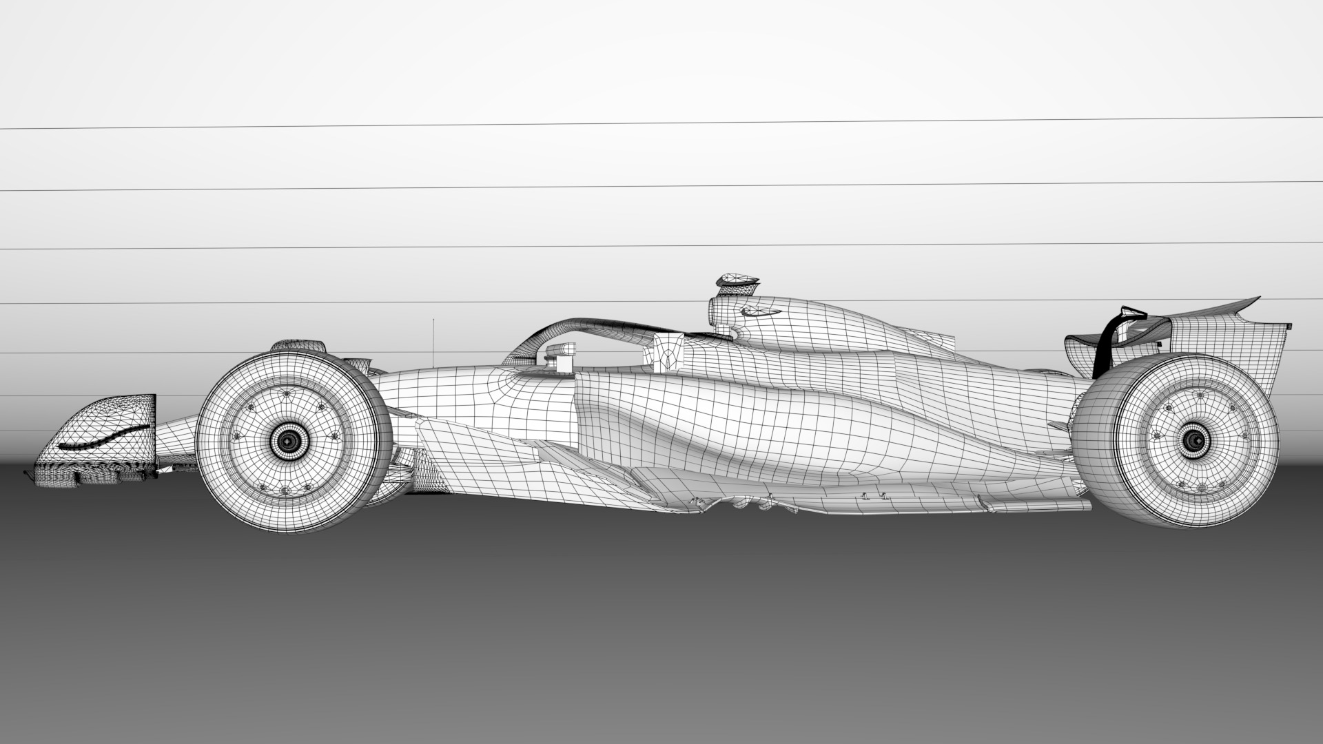 F1 McLaren MCL39 2025 Low-poly 3D model_5