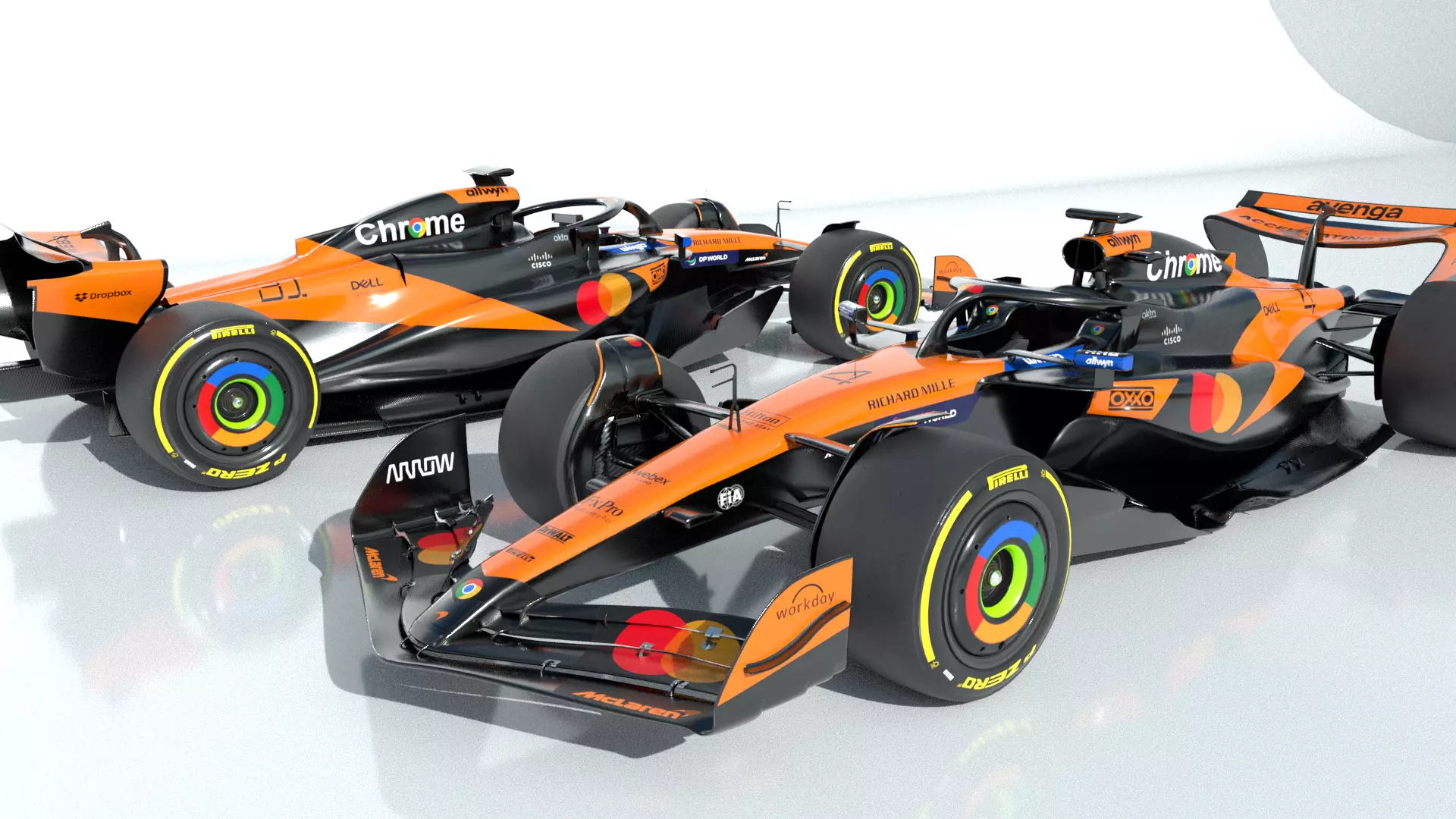 F1 McLaren MCL39 2025 Low-poly 3D model_0
