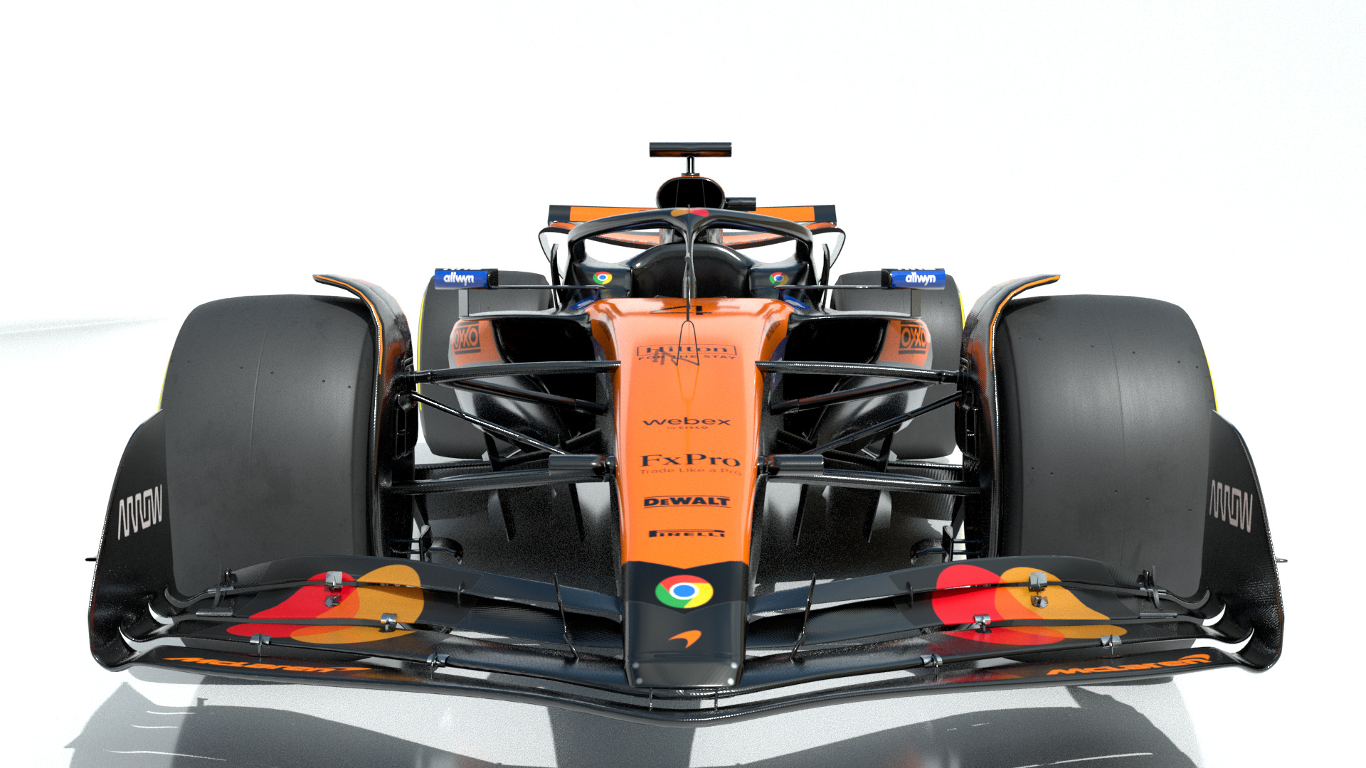 F1 McLaren MCL39 2025 Low-poly 3D model_6