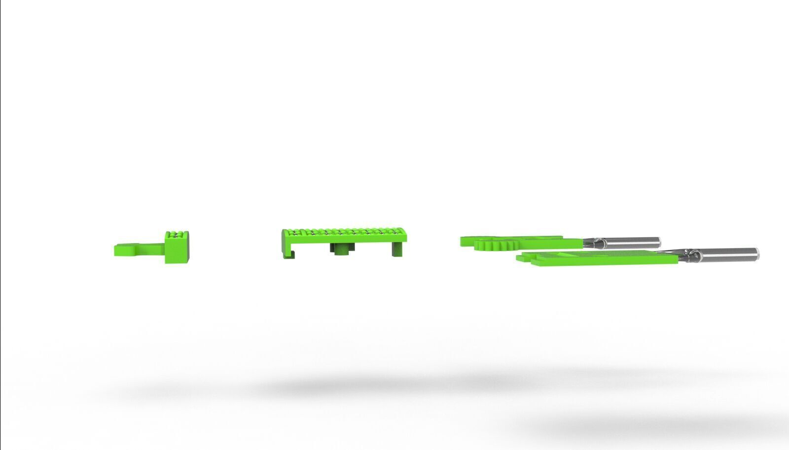 12mm Monaco box claps lock for Cuban chain 3D print model 3D print model_8