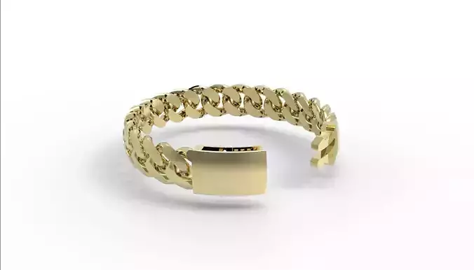 12MM HOLLOW CUBAN CHAIN WITH BOX CLASP 