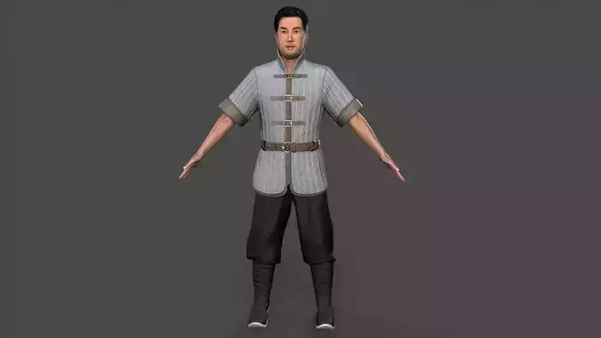 man Character Low-poly 3D model