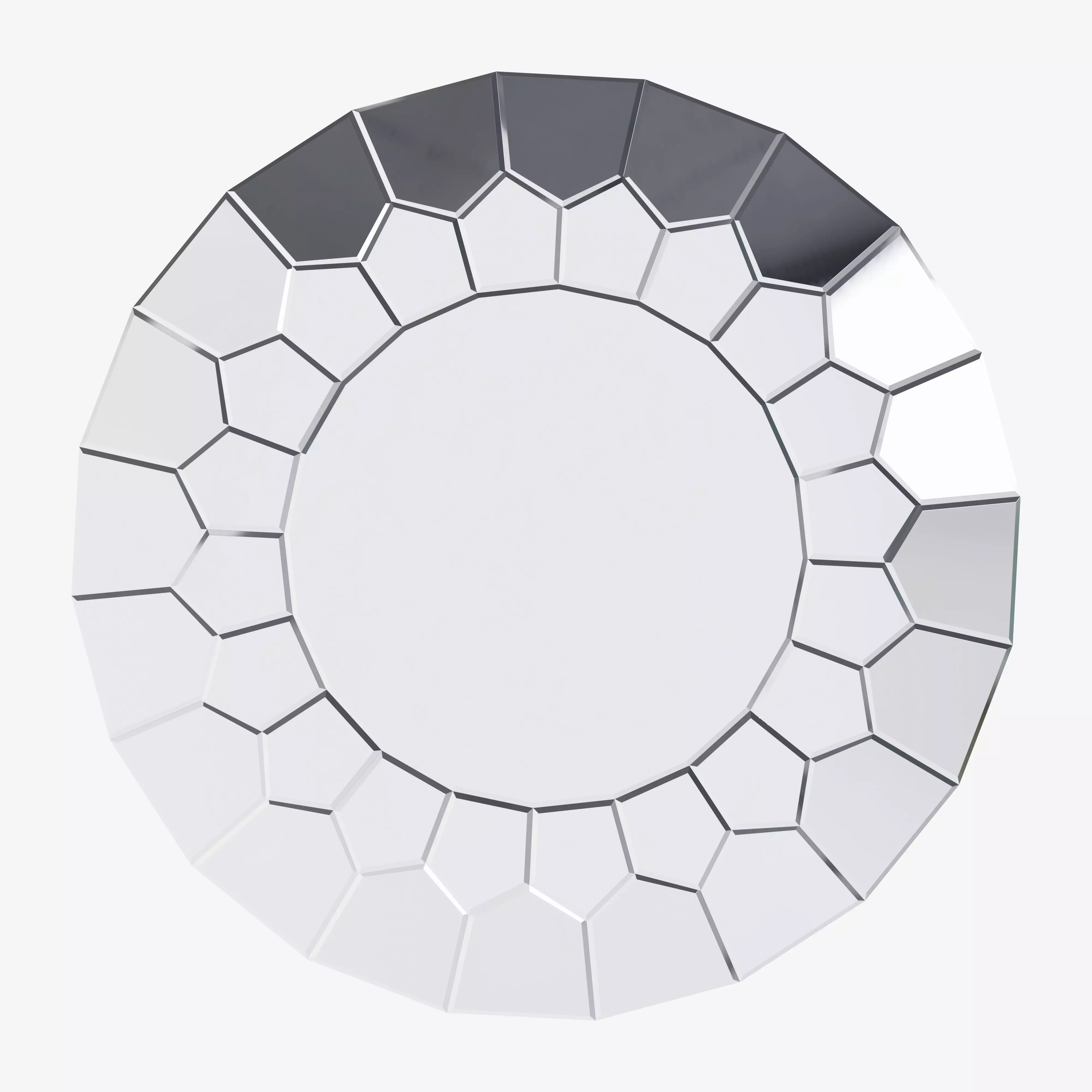 Delray Mirror Art 3D model_0